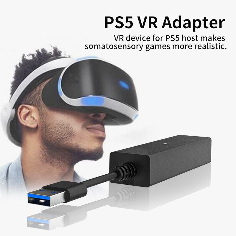 Hot A For PS5 VR Cable Adapter USB3.0 Console Mini Camera Connector Play
