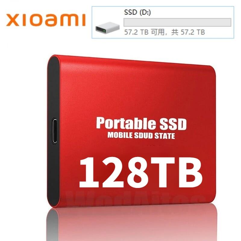 Ổ Cứng Thể Rắn Di Động Tốc Độ Cao Di Động Ổ Cứng Di Động SSD 128TB 16TB 64TB Bộ Lưu Trữ Ngoài Dành Cho Máy Tính Xách Tay