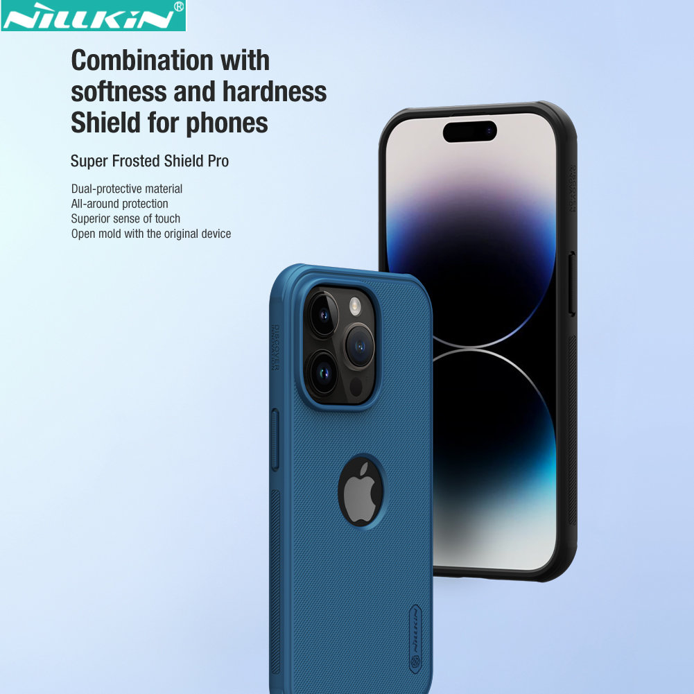 Nillkin ốp cứng mờ cho iphone 13 14 plus 14 pro max ốp lưng nhựa chống sốc ốp điện thoại super frosted shield pro