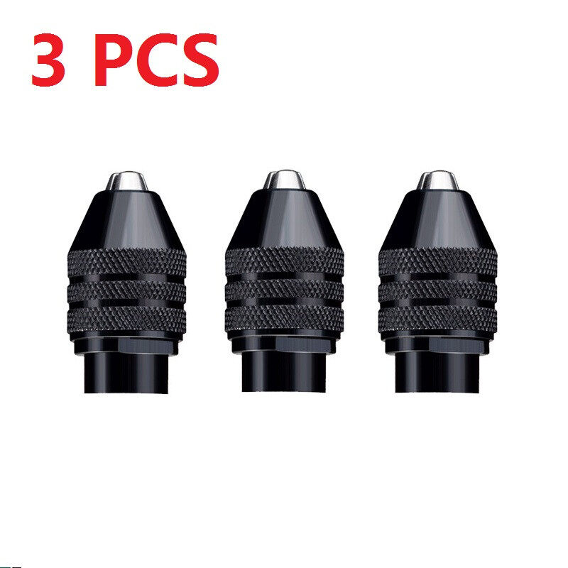 3 Cái Ren Thông Dụng Đầu Kẹp Mâm Cặp Không Chìa M8 × 0.75Mm Đối Với Công Cụ Rotary 0.5-3.2Mm
