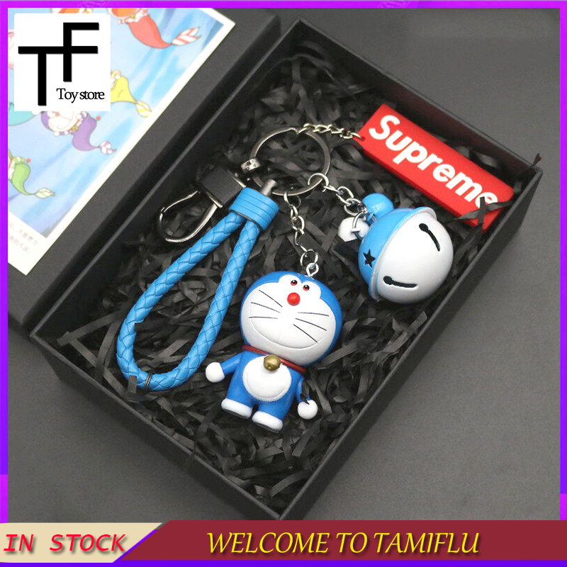 Móc khóa mặt dây chuyền hoạt hình doraemon sáng tạo 6cm