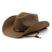 TWiyo Unisex Western Cowboy Hat Men Women Retro Beach Felt Sun Hats Riding Hat Straw Wide Brim Hat Sun Protection Hats Sunshade Fedora Hats