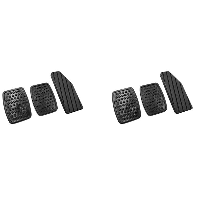 6PCS Car Accelerator Clutch Brake Pedal Ruer Pad Pedal Cover Kit For Suzuki Swift 49451-60B00