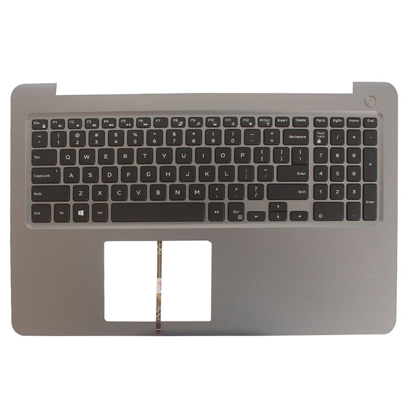 2023☆ New US Keyboard for DELL INSPIRON 15 5565 5567 Laptop Palmrest Upper Top Cover With Backlit Gray Frame - Brand Dell Presyo 3,020 Piso*Libreng Shipping