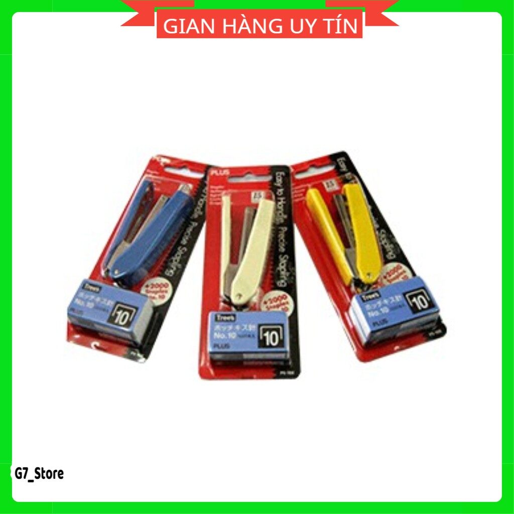 Dập ghim/bấm kim 10 plus tặng kèm 2 hộp đạn ghim