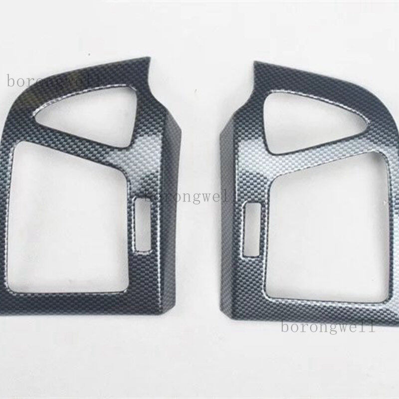 Nắp Thông Hơi Cho Chevrolet CAPTIVA 2012-2015, Nắp Thông Hơi Làm Bằng Sợi Carbon Trang Trí Nội Thất Số 2 Miếng.