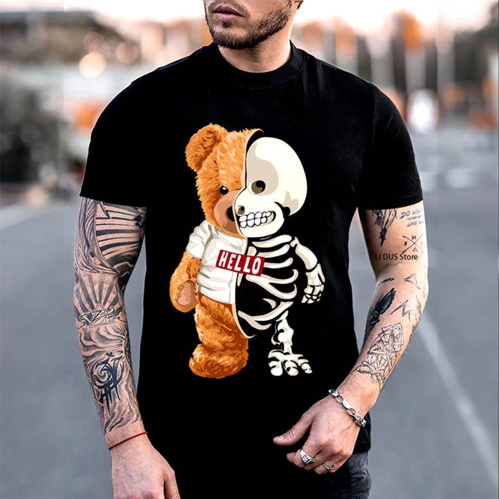 off white teddy bear t shirt