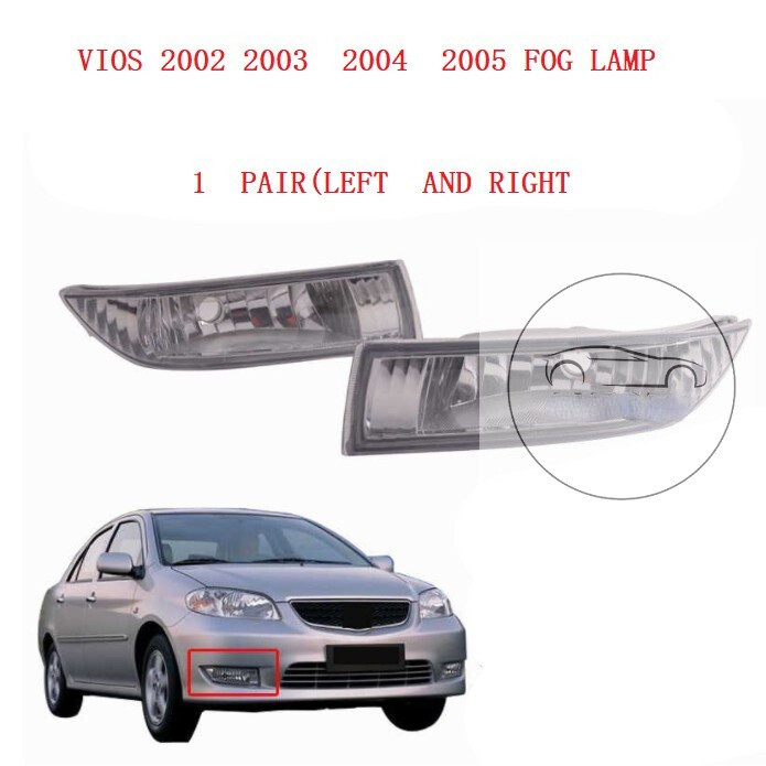 Xps đèn sương mù cản trước đèn sương mù đèn sương mù cho toyot vios soluna vios axp4 2002 2003 2004 2005 81221-0d010 81220-0d010