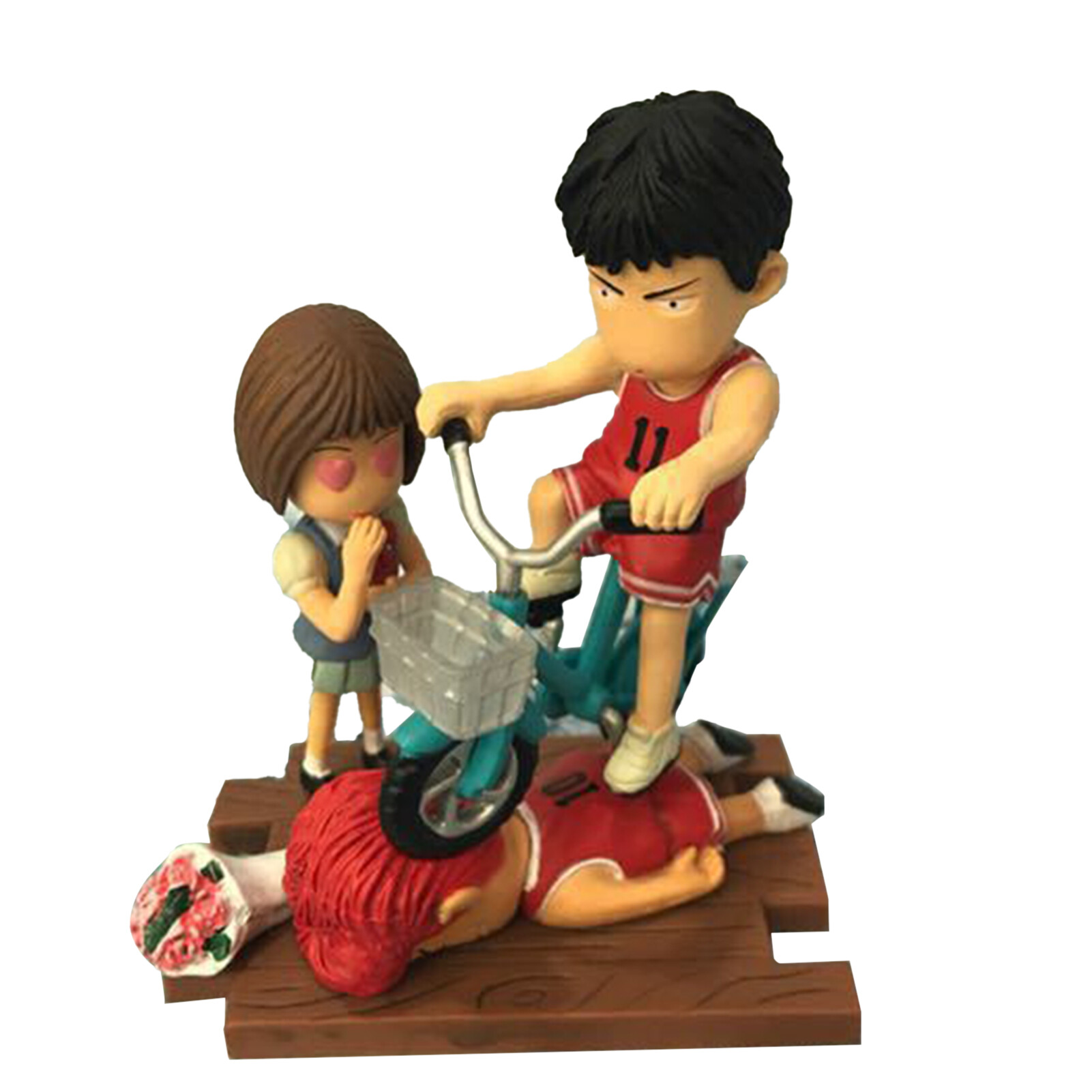 Childrenworld Mô Hình Nhân Vật Hành Động SLAM DUNK 4 Inch, Hanamichi Sakuragi Mô Phỏng Con Búp Bê