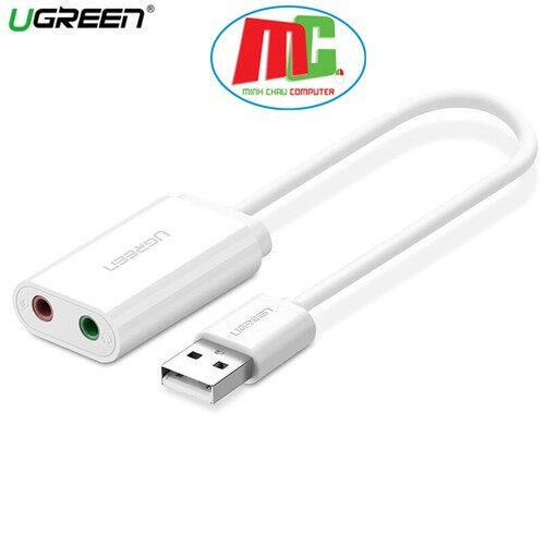 Cáp chuyển usb ra sound ugreen 30143 - hàng