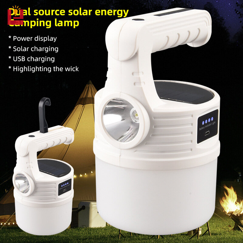 Yonuo đèn led cắm trại năng lượng mặt trời, siêu sáng, tuổi thọ pin dài-intl