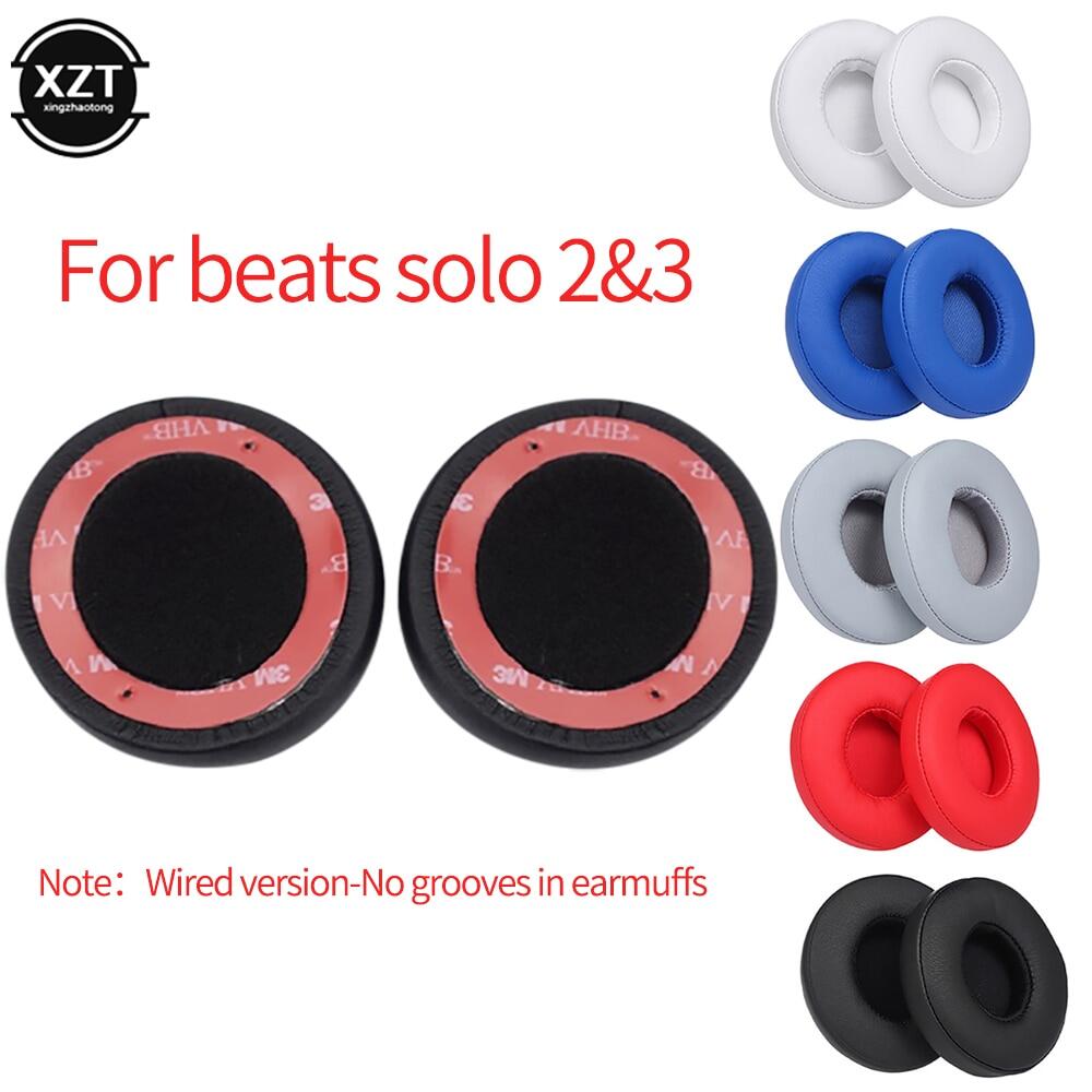 Miếng đệm tai thay thế cho tai nghe beats solo 2 3 miếng đệm tai nghe không dây/có dây vỏ mềm tai nghe tương thích bluetooth