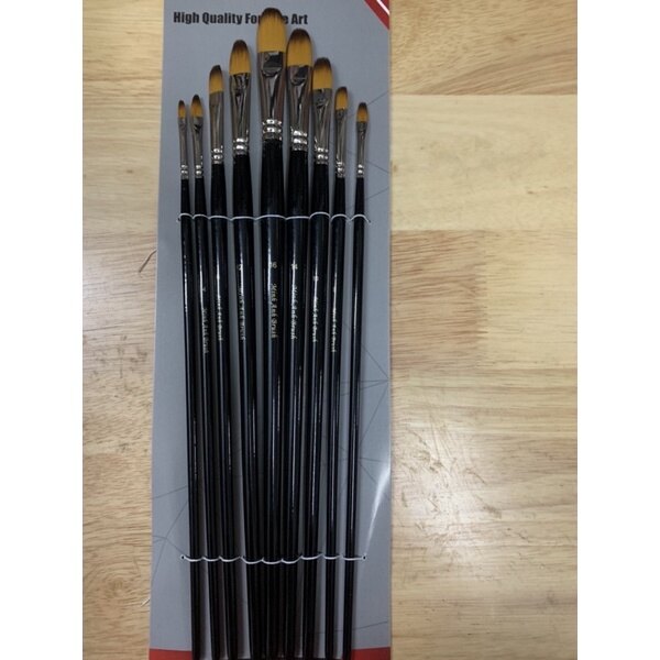 Bộ Bút Vẽ Màu Nước Minh Anh Brush 9 Cọ Vẽ Màu Nước Cao Cấp.