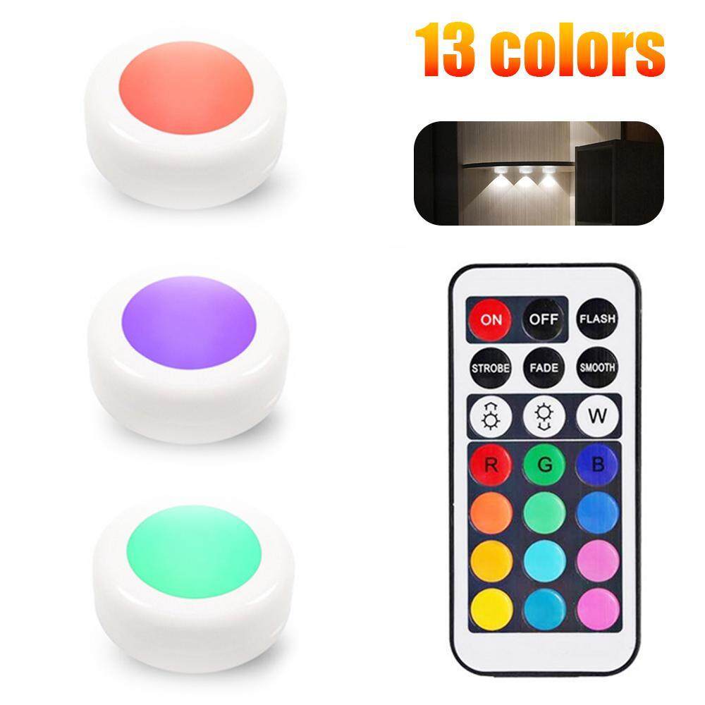 Goodgreat Wireless Led Puck Light Rgb Color Changing Led Under