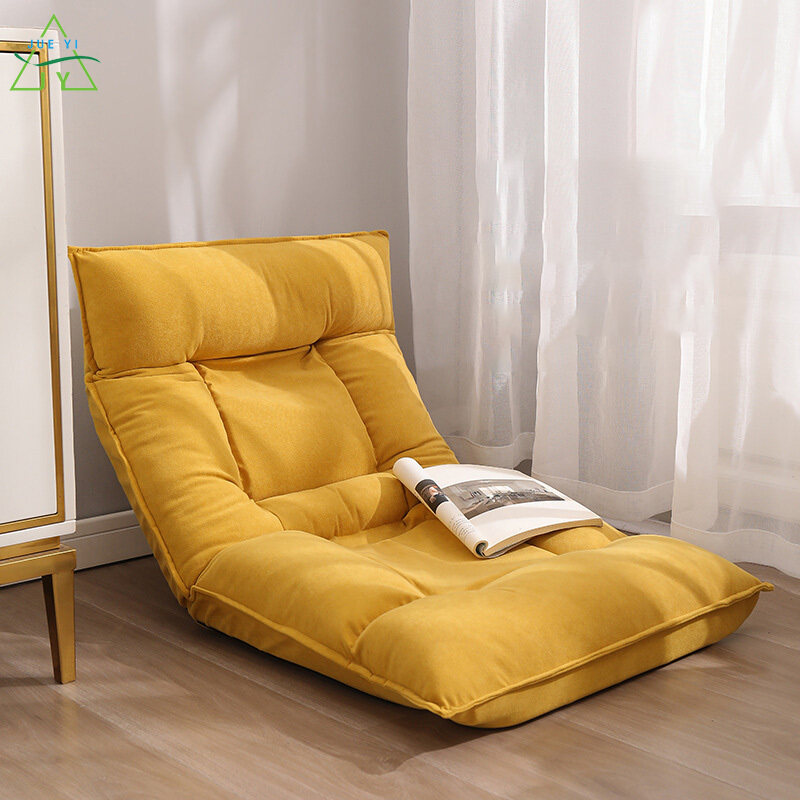 KS Bay window chair single small lazy sofa tatami wholesale folding dormitory bed Japanese style cushion chair back