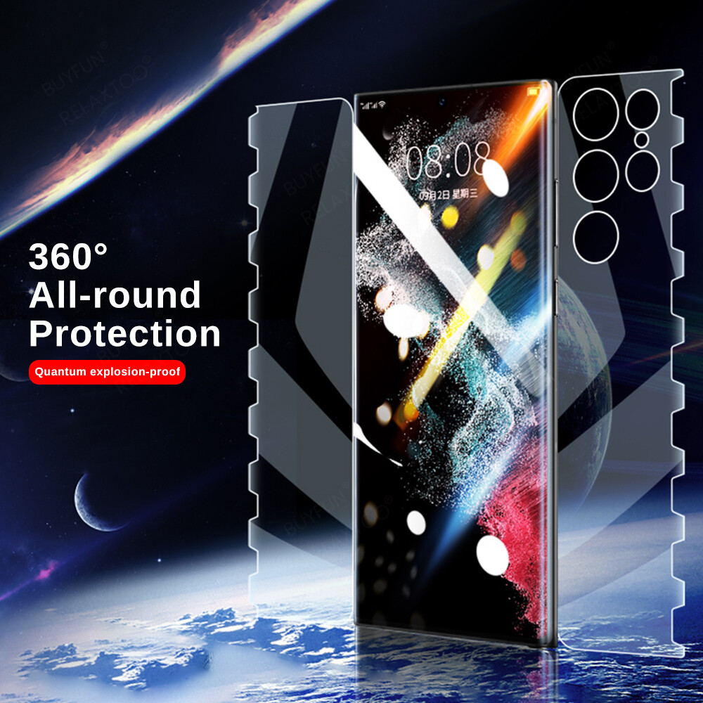 Butterfly Hydrogel Film For Samsung Galaxy S23 Ultra S23+ S23 s22 5G 360 HD Full Cover Screen Protector For Samsung Samsun S22Ultra