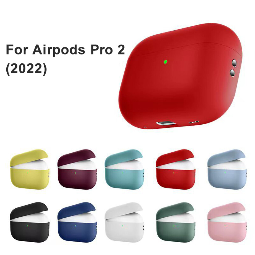 Ốp bảo vệ có nắp đậy bằng silicon vỏ bảo vệ tai nghe không dây chống sốc vỏ bảo vệ chống trầy xước chỉ có ốp