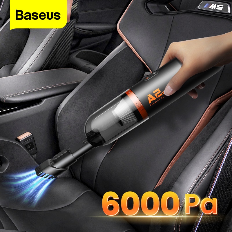 Baseus A2Pro Car Vacuum Cleaner 6000Pa Wireless Vacuum Cleaner For Car Home Cleaning Mini Handheld Car Vacuum Cleaner