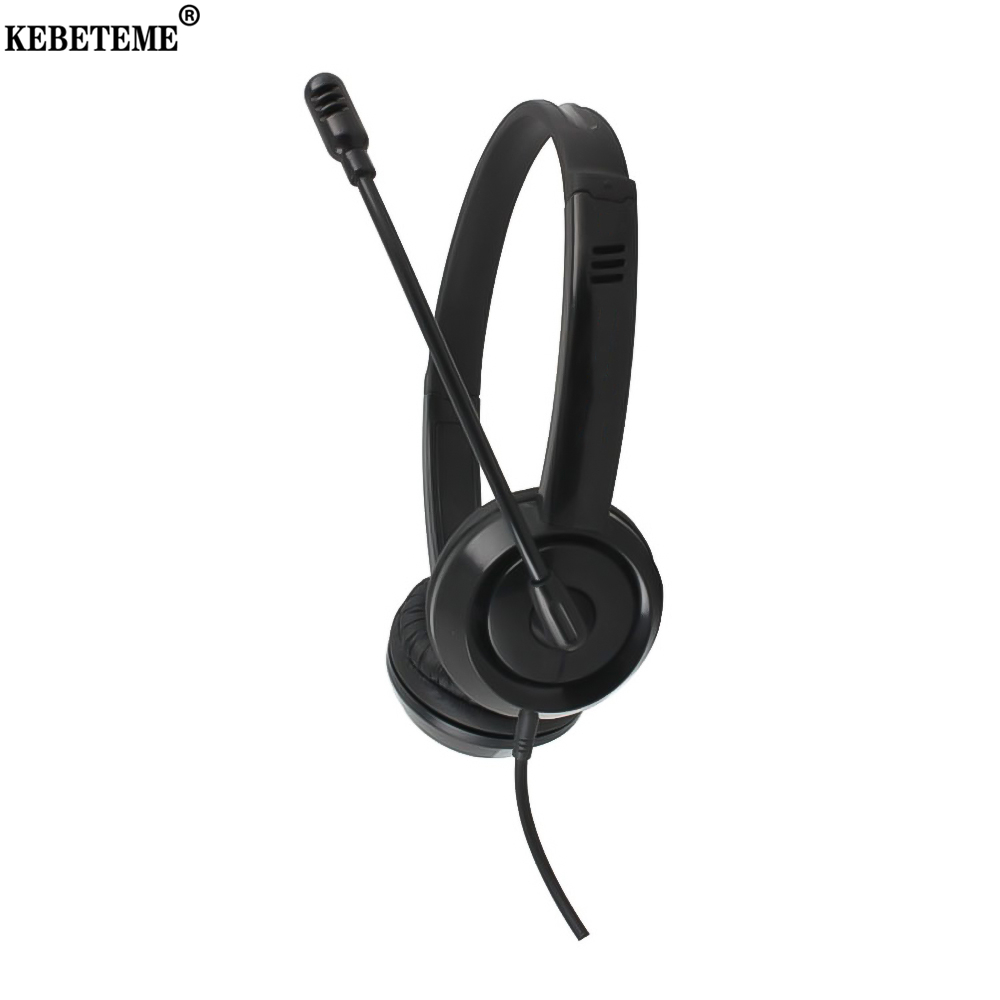 KEBETEME 3.5mm Gaming Headphones Adjustable Stereo Noise Canceling Computer Wired Headset With Microphone For PC Gamer ราคา 185 บาท*ส่งฟรี