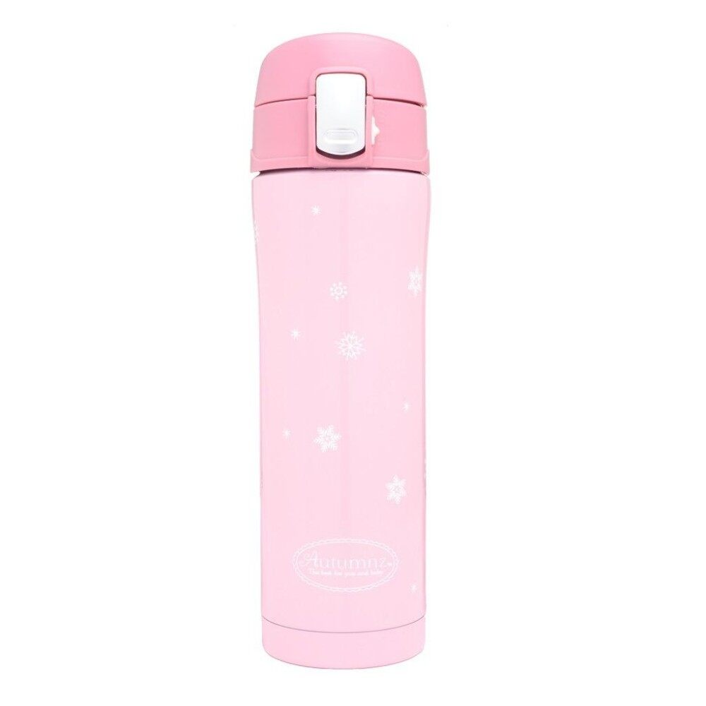 Autumnz - Chic Stainless Steel Vacuum Flask 500ml (Sweet PInk)