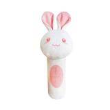 Baby Colorful Cute Animal Head IQ Development Handled Cloth Toy Rabbit Baby Colorful Cute Animal Head IQ Development Handled Cloth Toy Rabbit