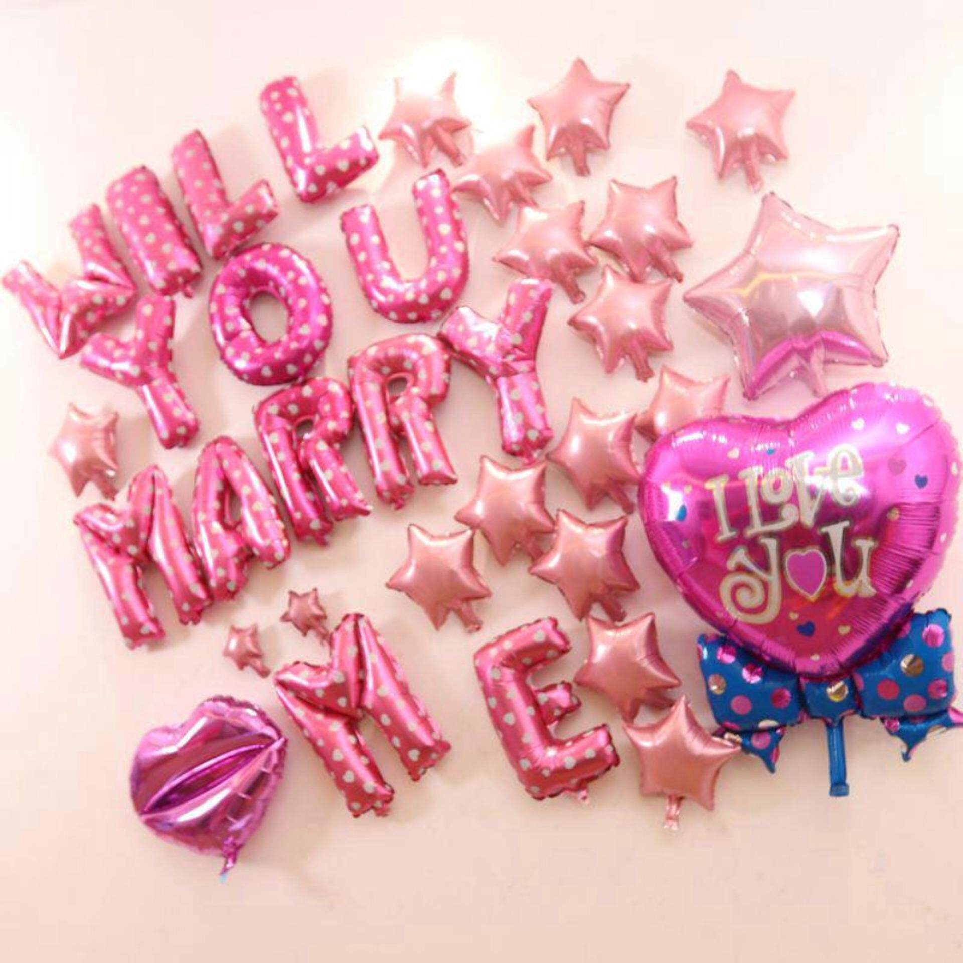 WILL YOU MARRY ME Foil Balloons Wedding Party Purpose Decorations toys for girls