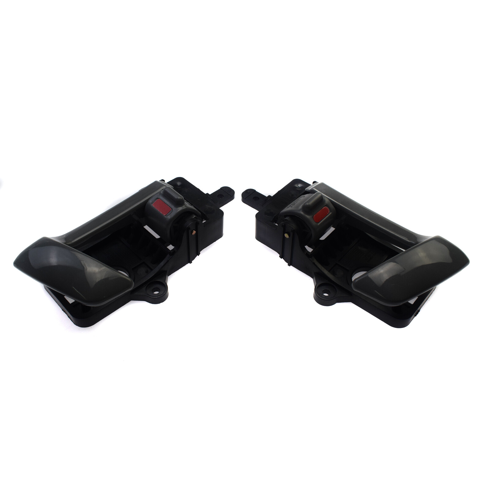 Gray Left & Right Interior Door Handles 2PCS For Hyundai Santa Fe 2007-2012