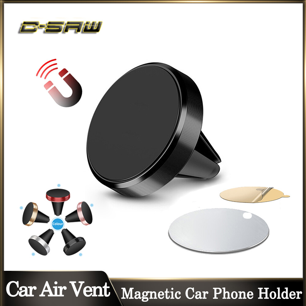 C-SAW Siêu Từ Xe Hơi Air Vent Clip Giá Đỡ Điện Thoại Cho Điện Thoại Di Động Mount iPhone 12 MIni 11 Pro Max Samsung Xiaomi Huawei OPPO VIVO Điện Thoại Thông Minh Đứng