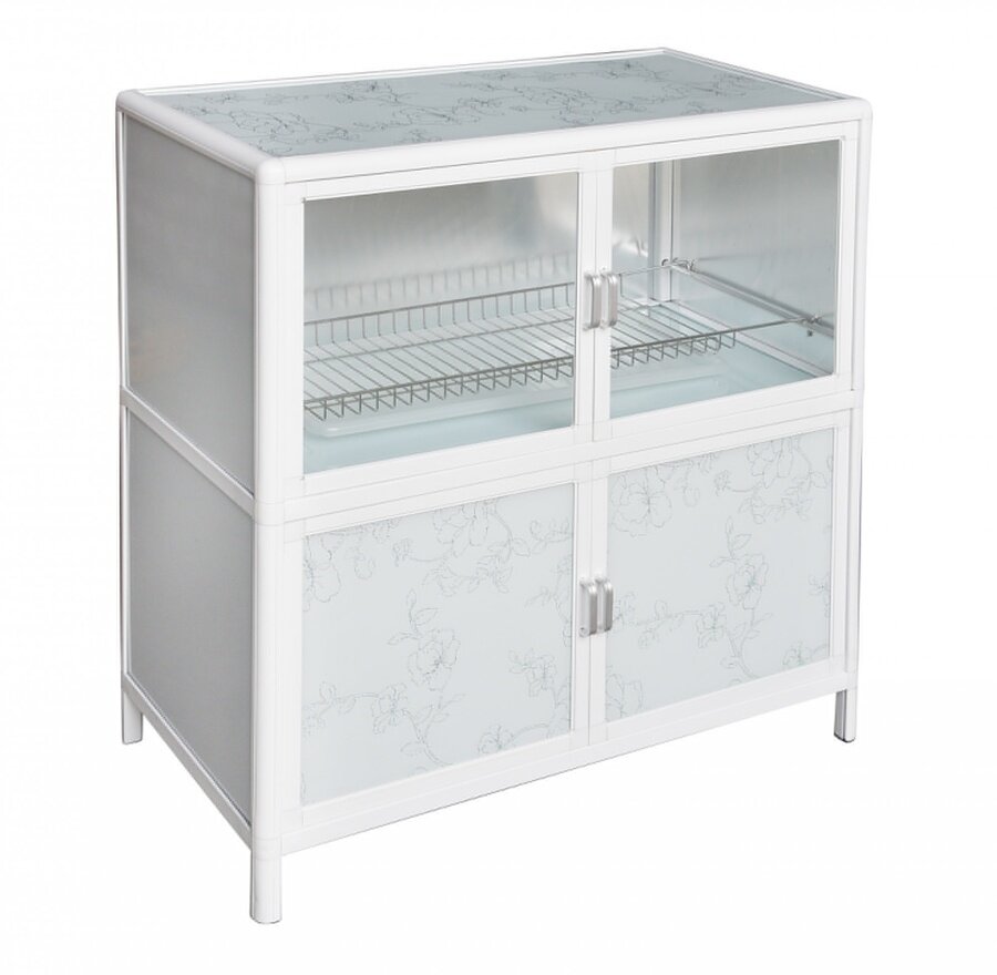 Global House CLOSE ตู้อเนกประสงค์ ขนาด 80x40x86 ซม. AURA-S สีขาว รับประกันของเเท้! ราคา 2,268 บาท*ส่งฟรี