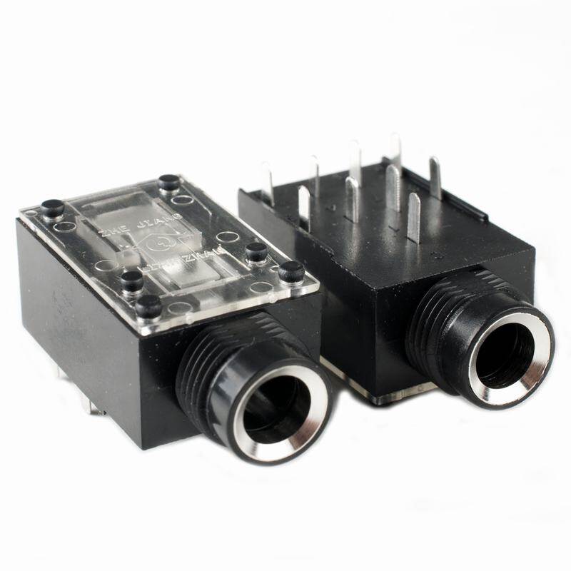 5 chiếc, giắc cắm đầu ra micrô gắn bảng điều khiển âm thanh nổi 1/4 inch