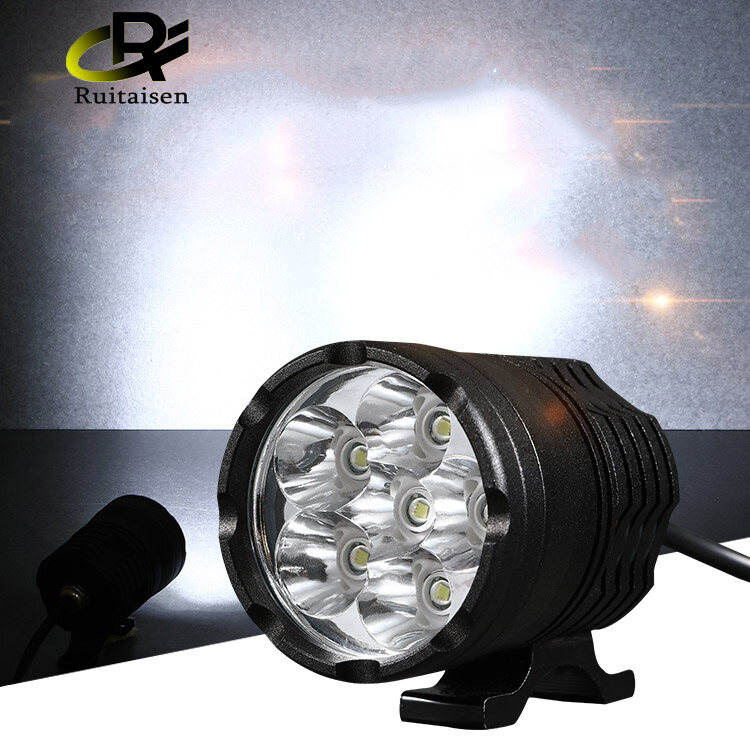 8000lm/bộ đèn pha led xe máy, đèn pha điểm lái xe không thấm nước đèn sương mù phụ kiện động cơ, 6d fl 6000k