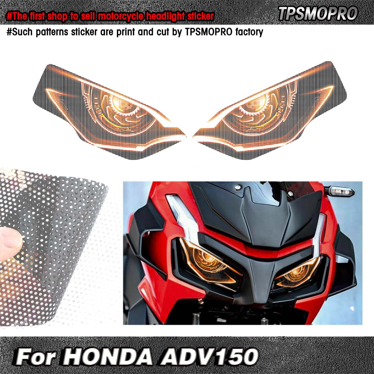 Mua 1 tặng 1! cho Honda adv150 ADV 150 miếng dán đèn pha đèn pha decal sơn xe máy