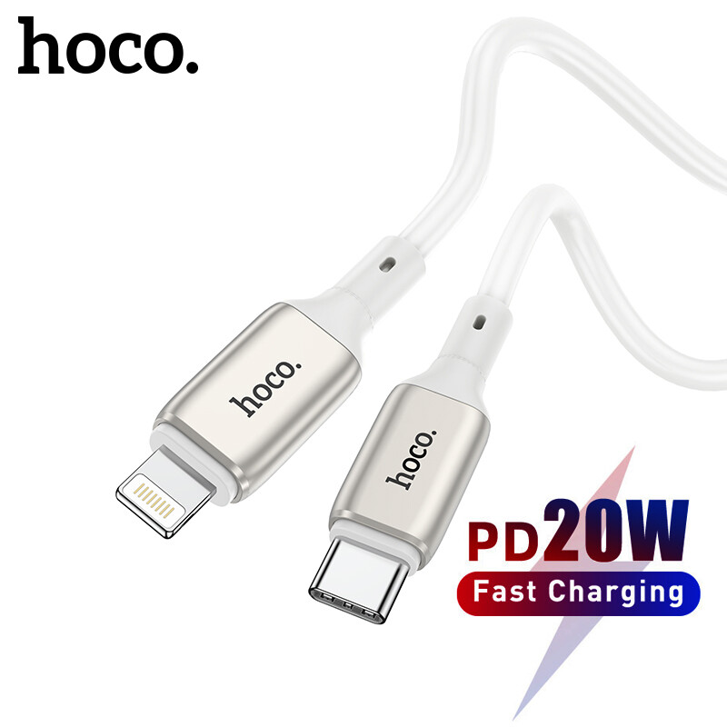 HOCO Original PD18W Sạc Nhanh, Cáp USB C Sang Lightning 20W Cho iPhone 12 Pro Max, Cho iPhone XR, XS, Cho iPhone 11 Pro MAX, Cho Cáp Sạc iPhone SE