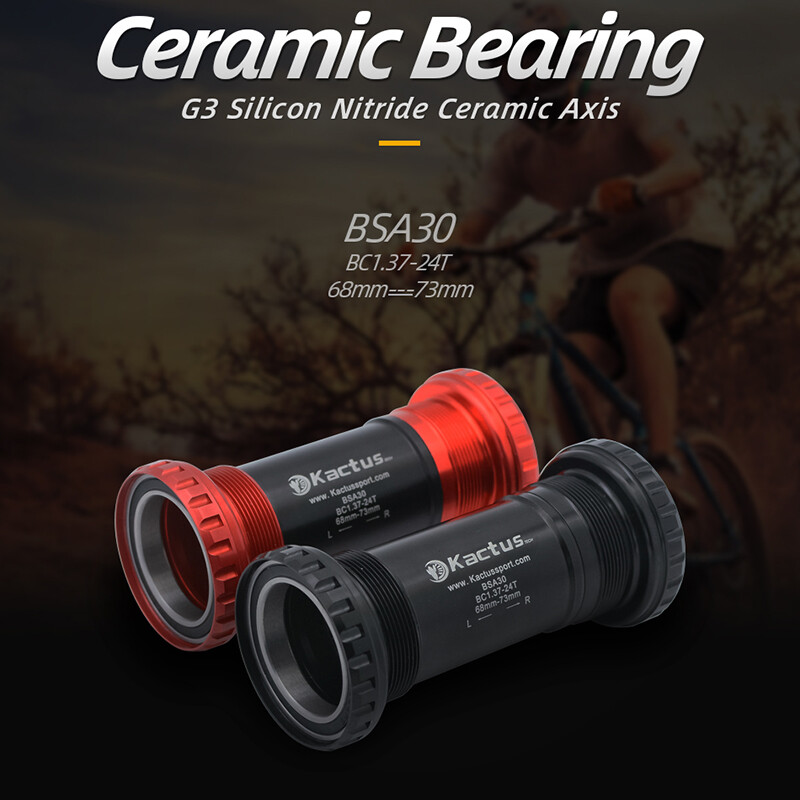 Kactus bsa30 khung vòng bi gốm bsa bb khung dưới của xe đạp ren 30mm khung 68mm-73mm phù hợp cho sram rival 22 \ force22 \ s900 \ s952 \ bb30 \ aldhu xe đạp mtb phụ tùng xe đạp