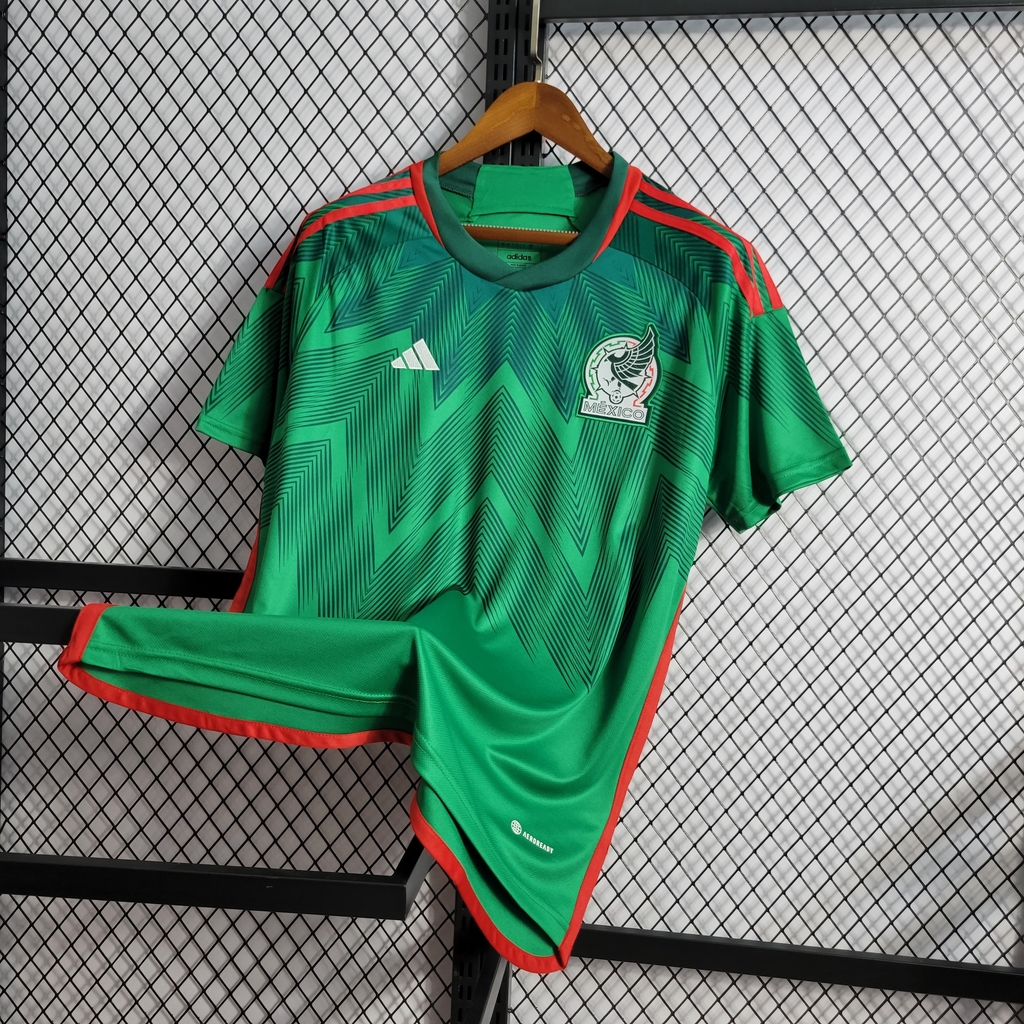 Áo đấu mexico phiên bản người hâm mộ 22/23 đội tuyển world cup 2022 áo nịt bóng đá sân nhà bóng đá áo