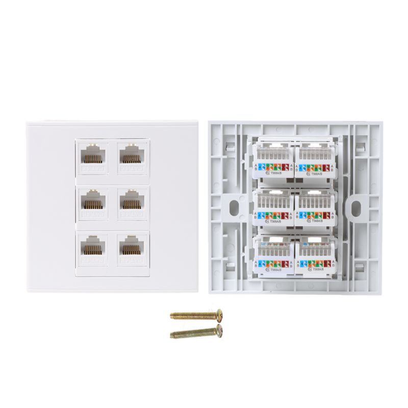 Panpan bảng ổ cắm máy tính loại 86, mô-đun mạng cat5e, đầu ra giao diện cáp rj45