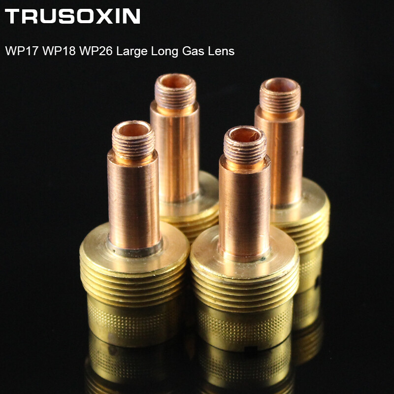 Phụ Kiện Máy Hàn, Mỏ Hàn TIG Vật Tư Tiêu Hao Ống Kính Khí Lưới Dài Lớn 2.4Mm Phù Hợp Với Đèn Hàn WP 17 18 26 Series