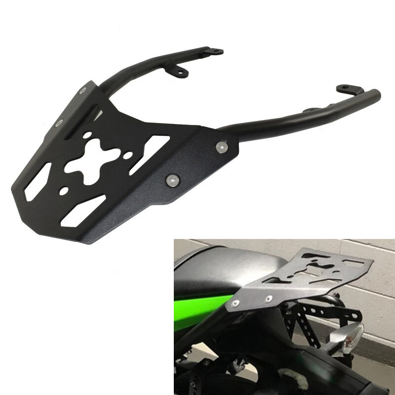 Motorbike for kawasaki ninja 650 z650 2017 2018 2019 2020 2021 2022 rear luggage rack carrier case support holder bracket