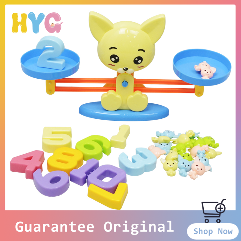 HYG Children's Educational Toys Digital Libra Cute Cat Shape Baby Addition and Subtraction Learning Toys Montessori Educational Toys age1+ boy and girl toy kid‘s gift ราคา 493 บาท*ส่งฟรี