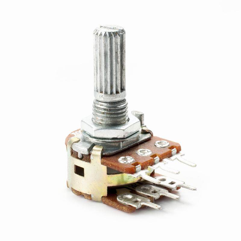 1pcs,WH148 100K Potentiometer Pots Taper Dual Pinned Shaft Length 20mm