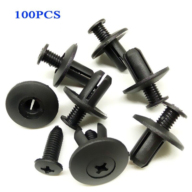 Phổ Fastener Clips, Đề Can Chốt Đẩy Cố Định Khóa Tự Động Phụ Kiện Chống Va Chạm, 100Pcs Đinh Tán