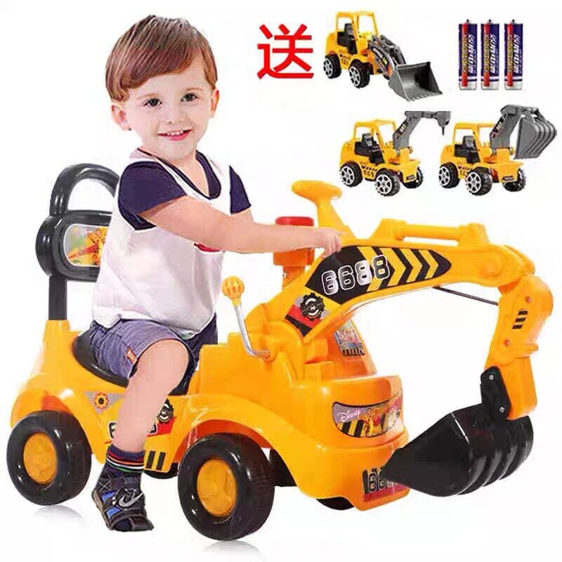 Xe chòi chân cần cẩu có nhạc cho bé #xechoichan, #xecancau