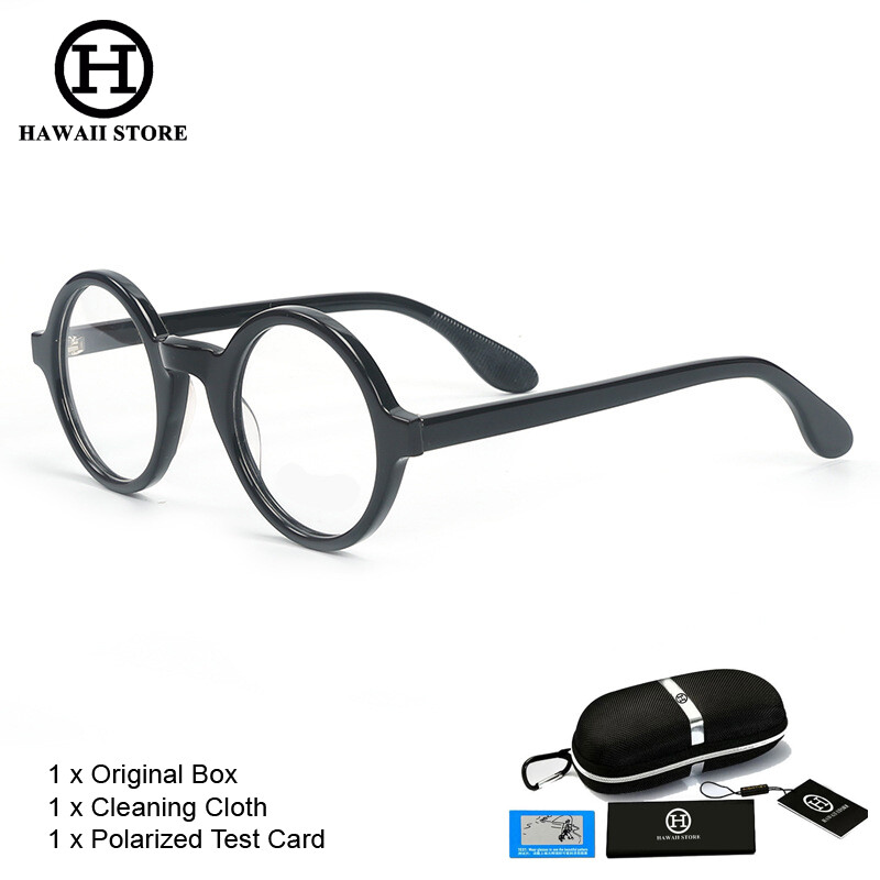Hawaii Thời Trang Johnny Depp Lemtosh Phong Cách Eyewear Top Chất Lượng Khung Axetat Vintage Vòng Thiết Kế Thương Hiệu Kính Mắt