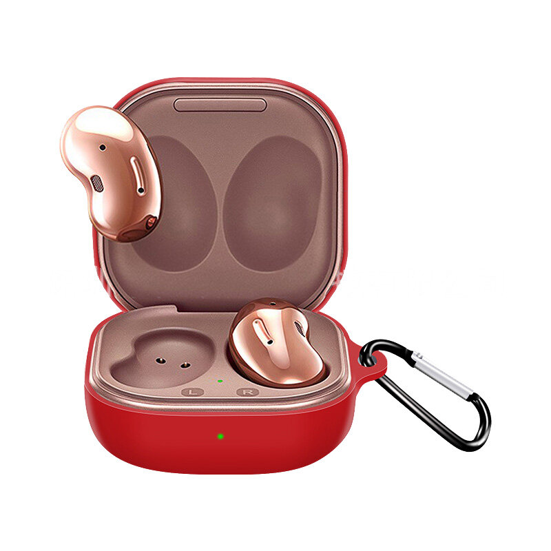 Ốp Bảo Vệ Tai Nghe Bằng Silicon Ốp Chống Rơi Tai Nghe Không Dây Tương Thích Bluetooth Có Khóa Tương Thích Với Samsung Galaxybuds2 Live/Pro
