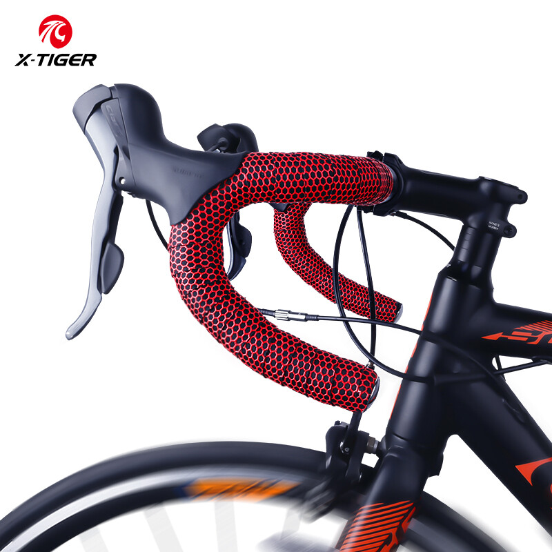 X-TIGER Băng Dán Ghi Đông Xe Đạp Đường Trường, 2 Chiếc Băng Dán Tay Cầm Thanh Xe Đạp Chống Trượt Silica Đạp Xe Băng Dán Ghi Đông Xe Đạp Phụ Kiện Xe Đạp