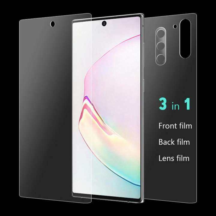 Miếng Dán Hydrogel Cho Samsung Galaxy Note 10 Plus, Tấm Bảo Vệ Màn Hình Cho Samsung Note 9 8 10 Plus