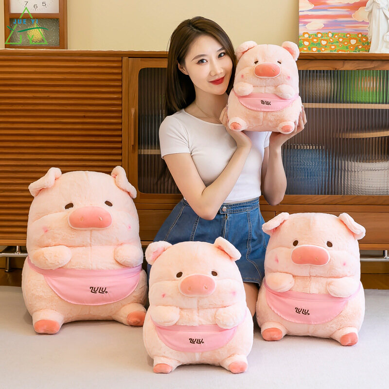 Ks búp bê lợn đồ chơi nhồi bông gối ném lợn dễ thương búp bê trẻ em búp bê giẻ rách quà tặng sinh nhật cho bé gái