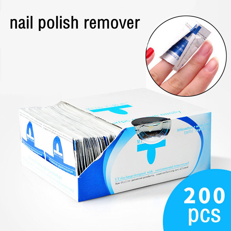 200 pcs/box Nail Removal Special Cleaning Tablets for Nail Polish Disposable Nail Remover
