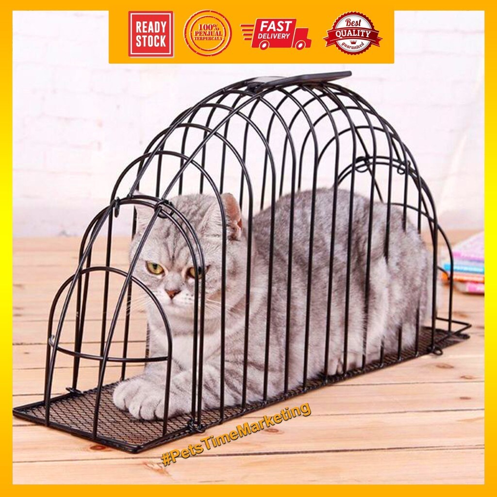 cat bathing cage