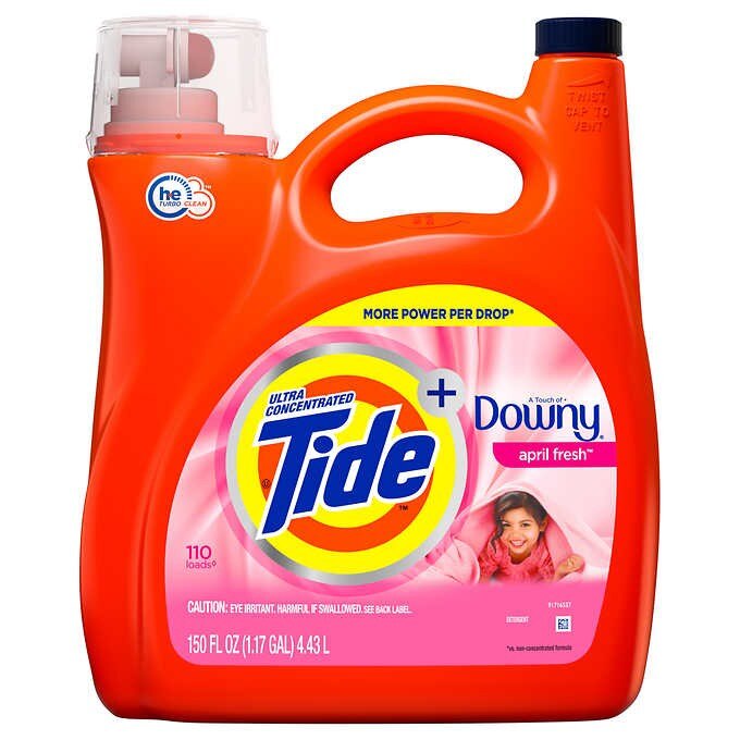 Nước giặt xả tide ultra downy april fresh 4.43l - mỹ